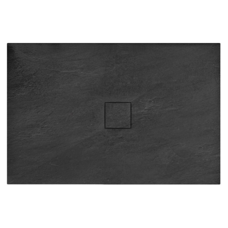 REA Sprchová vanička Stone 90x120x4 černá REA-K9603
