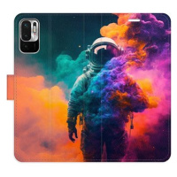 iSaprio flip pouzdro Astronaut in Colours 02 pro Xiaomi Redmi Note 10 5G