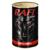 Rafi Dog 12 × 1 240 g - výhodné balení - hovězí