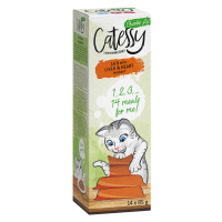 Catessy kousky v omáčce v mističkách 14 x 85 g - s játry a srdíčky