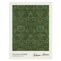 Obrazová reprodukce Flower Garden (1834), William Morris, 30 × 40 cm