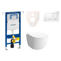 Cenově zvýhodněný závěsný WC set Geberit do lehkých stěn / předstěnová montáž+ WC VitrA VitrA Sh