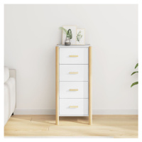 vidaXL Skříň highboard bílá 42 x 38 x 90 cm kompozitní dřevo