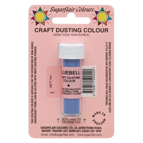 Sugarflair craft dusting  - dekorační prachová barva - Bluebell - modrá - 7ml