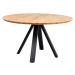 Kulatý jídelní stůl s deskou z dubového dřeva v přírodní barvě ø 130 cm Carradale – Rowico