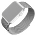 FIXED Mesh Strap síťový nerezový řemínek Apple Watch 38/40/41mm stříbrný