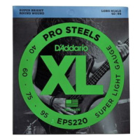 D'Addario EPS220 Pro Steels Super Light - .040 - .095