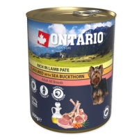 Konzerva Ontario jehněčí s bylinkami, paté 800g