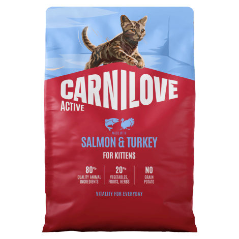 Granule CARNILOVE Active pro koťata losos a krůta 2 kg