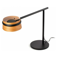 FARO LOOP černá stolní lampa s klipem