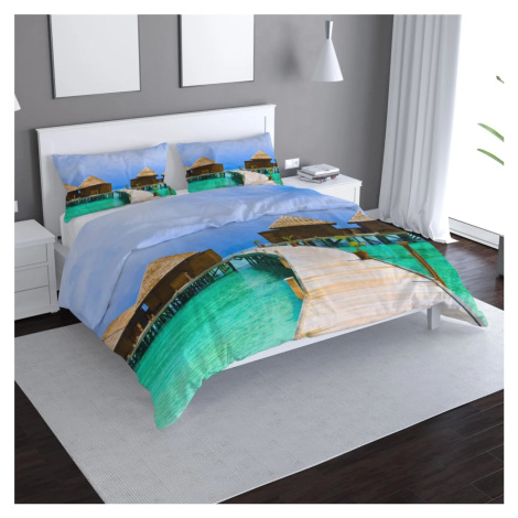 Povlečení Bungalovy na moři - 140x220 / 90x70