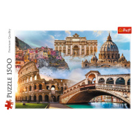 Trefl Puzzle 1500 - Oblíbená místa: Itálie