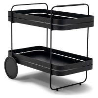 Kovový servírovací stolek na kolečkách 74x42 cm Gin & Trolley – Spinder Design