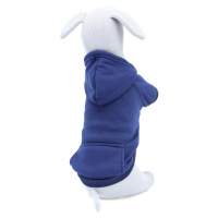 Vsepropejska Mitexi mikina s kapsou pro psa Barva: Modrá, Délka zad (cm): 22, Obvod hrudníku: 32