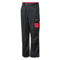PARKSIDE® Pánské zateplené pracovní kalhoty (adult#male#ne, 56, černá/červená)