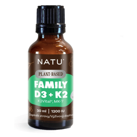 NATU Family Vitamin D3+K2 30 ml