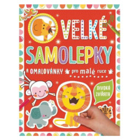 Velké samolepky a omalovánky pro malé ruce Divoká zvířata