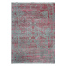 Diamond Carpets koberce Ručně vázaný kusový koberec Diamond DC-JK ROUND Silver/pink - 305x425 cm