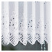 Dekorační metrážová vitrážová záclona IZA bílá výška 80 cm MyBestHome Cena záclony je uvedena za