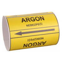 Páska na značení potrubí Signus M25 - ARGON Samolepka 130 x 100 mm, délka 1,5 m, Kód: 25780