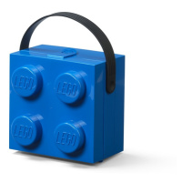 LEGO box s rukojetí - modrá