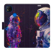 iSaprio Flip pouzdro Neon Astronaut 02 pro Xiaomi Redmi 9C