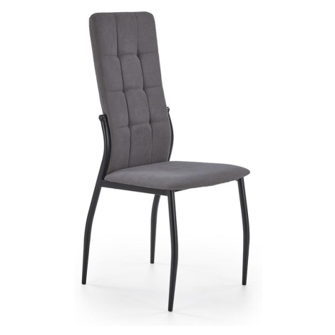 Židle K334 látka/kov tmavě šedá 45x54x103 BAUMAX