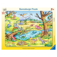 Ravensburger 05633 puzzle malí dinosauři 15 dílků