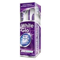 WHITE GLO Zubní pasta 2v1 + Kartáček a mezizubní kartáček ZDARMA 150 g