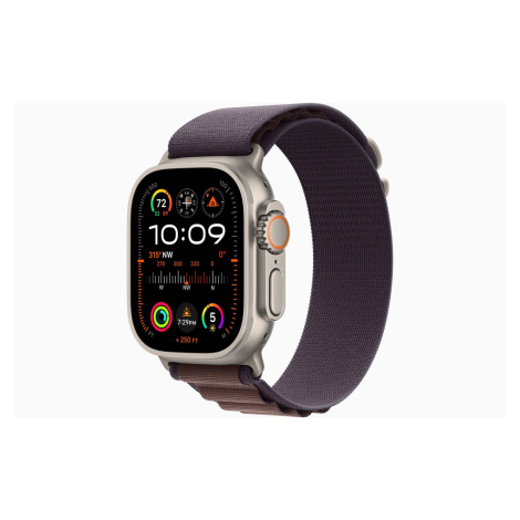 Apple Watch Ultra 2/49mm/Titan/Sport Band/Indigo Alpine/Small