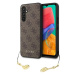 Kryt Guess Samsung Galaxy A54 5G brown hard case 4G Charms Collection (GUHCSA54GF4GBR)