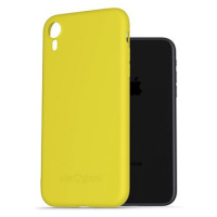 AlzaGuard Matte TPU Case pro iPhone Xr žlutý