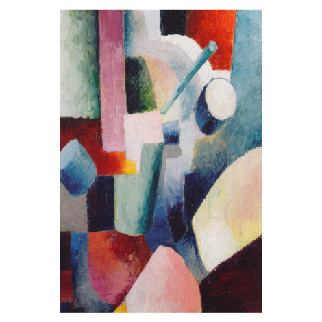 Obrazová reprodukce Abstract Composition, August Macke, 26.7 × 40 cm