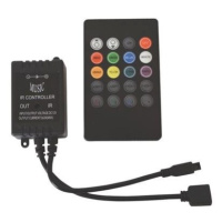 LED ovladač - RGB music kontroler pro led pásky