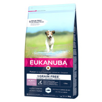 Eukanuba granule pro psy - 10 % sleva - Puppy & Junior Small & Medium Grain Free Ocean Fish (3 k