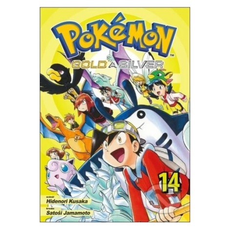 Pokémon 14: Gold a Silver - Hidenori Kusaka, Satoši Jamamoto (Illustrátor) - kniha z kategorie K