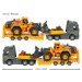 Kamion s nakladačem Volvo Truck & Wheel Loader Majorette 35 cm délka se zvukem a světlem