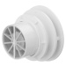 MEXEN AXR 100 koupelnový ventilátor se senzorem vlhkosti, bílá W9602-100H-00