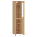 vidaXL Skříň highboard dub sonoma 34,5 x 34 x 180 cm kompozitní dřevo