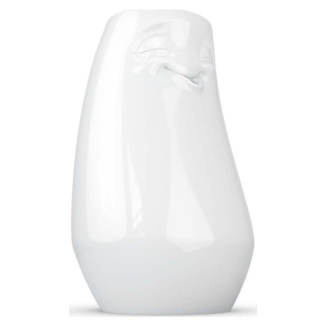 Bílá spokojená váza z porcelánu 58products