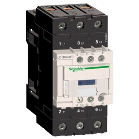 Schneider Electric TeSys 3P Everlink stykač AC3 440V 40A cívka 230V AC 50/60Hz LC1D40AP7