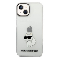 Karl Lagerfeld IML Choupette NFT Zadní Kryt pro iPhone 14 Plus Transparent