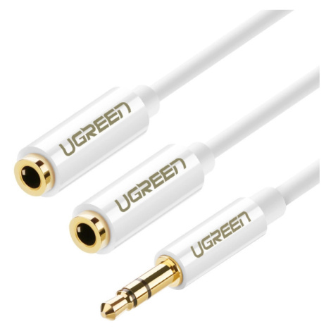 Ugreen kabelová rozdvojka sluchátek kabel mini jack 3,5 mm - 2 x mini jack 3,5 mm (2 x stereo vý