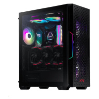 ADATA XPG case STARKER AIR Mid-Tower, bez zdroje, 1x 120mm + 1x 120mm ARGB, Černá