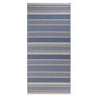 Modrý venkovní koberec NORTHRUGS Strap, 80 x 200 cm