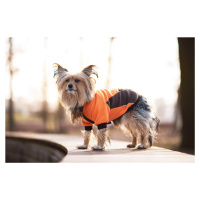 Vsepropejska Cool fleecová mikina pro psa s kapsičkou Barva: Oranžovo-hnědá, Délka zad (cm): 36,
