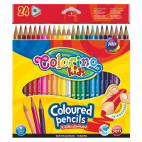 Trojhranné pastelky Colorino - 24 barev