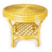 Ratanový stolek JANEIRO - světlý med
