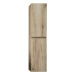 Koupelnová skříňka vysoká SAT B-WAY 30x133x35 cm dub mat BWAY35OAK