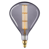Sigor LED žárovka Giant Tear E27 8W Filament 922 dim titanium